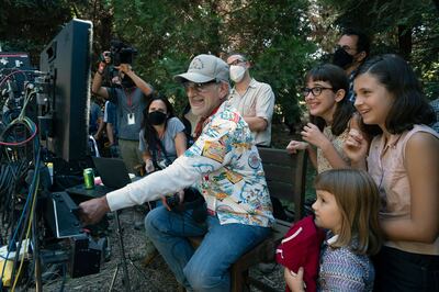 Steven Spielberg on the set of The Fabelmans. Photo: Universal Pictures and Amblin Entertainment via AP