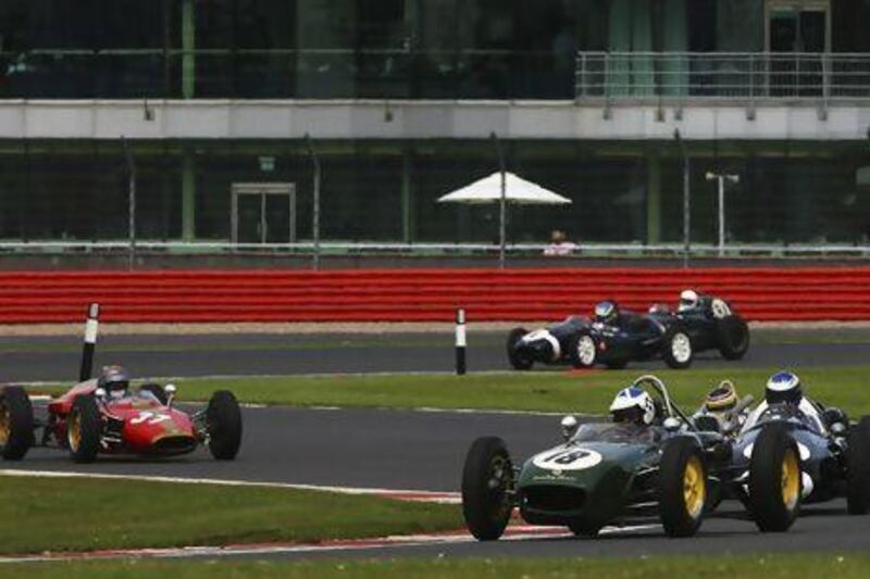 Rolling back the years: The Silverstone Classic, held annually at the famous English circuit, and featuring many of the world's finest historic racing cars, holds its grand finale today. Darrell Ingham / Getty Images
