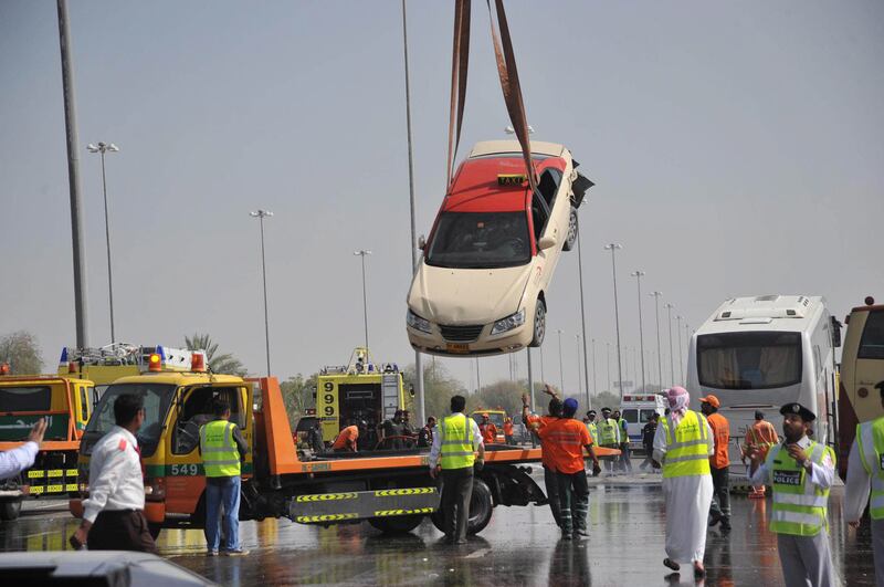 The Dubai Centre for Intelligent Traffic Systems, inaugurated in November 2020, reduced fatal accidents by 42 per cent, and the delay time at intersections by 25 per cent. Photo: EPA / Emirates News Agency