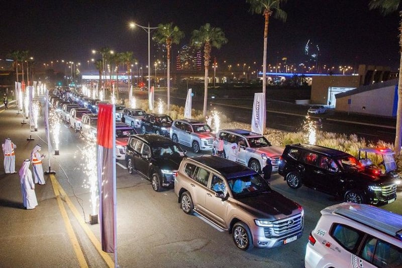 The first 50 customers receive their cars in Dubai.