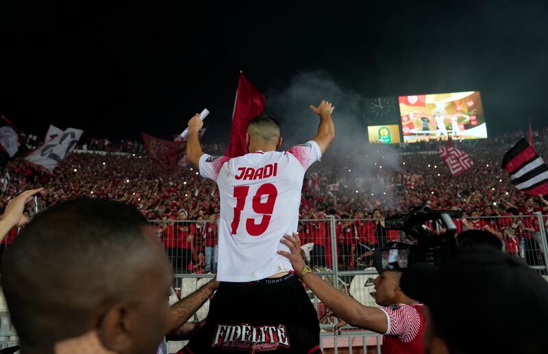 For Morocco's Wydad, it was a night to celebrate. AP