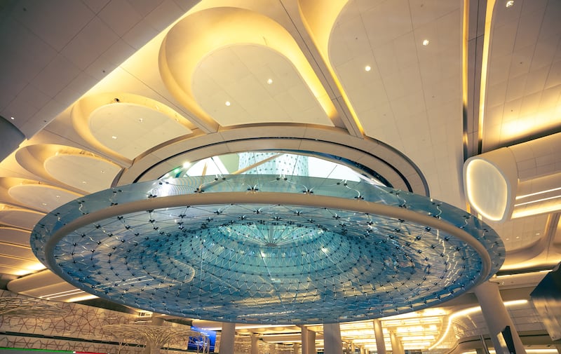 Inside the terminal. Photo: Abu Dhabi Airports