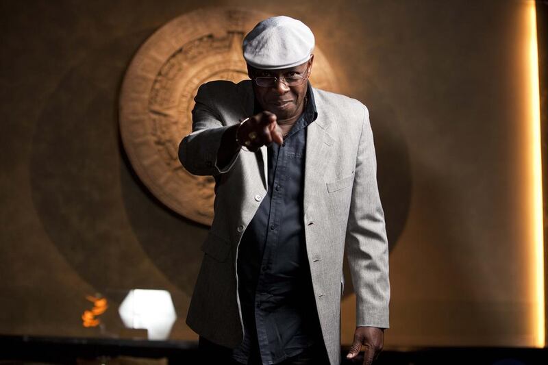 Ibrahim Ferrer Junior, the son of the legendary founder of Buena Vista Social Club, performs in Izel at the Conrad Dubai tomorrow night. Antonie Robertson / The National