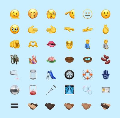 Apple rolled out new emojis alongside iOS 15.4.