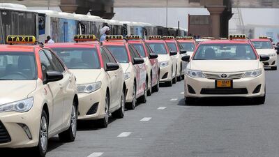 You can hail a Dubai taxi through the DTC app. Pawan Singh / The National