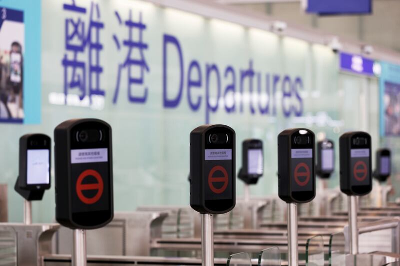International travel without quarantine is still closed in Hong Kong and very few passengers have been passing through the airport. Reuters