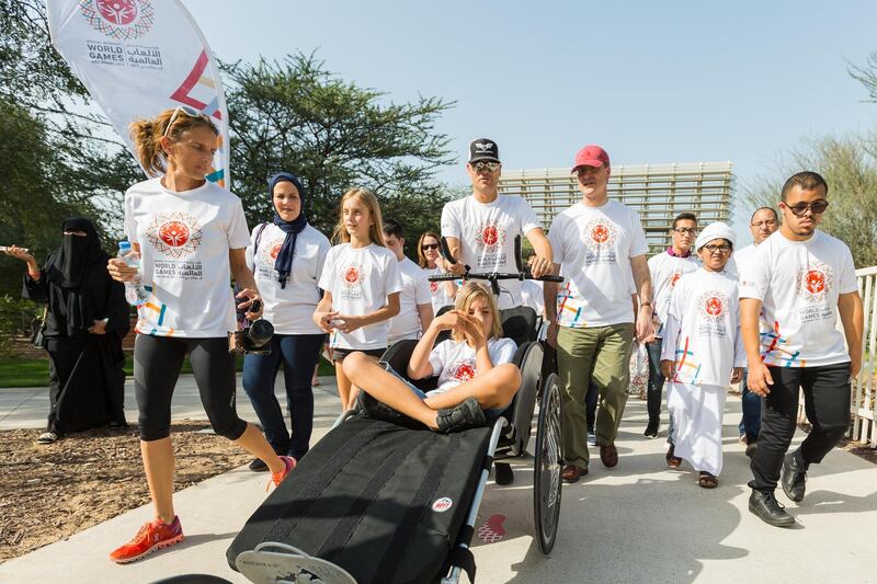 Walk Unified is a weekly event that takes place every Friday from 3 -6pm in Umm Al Emarat Park. Special Olympics