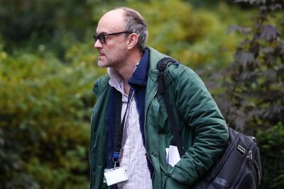 Dominic Cummings, special adviser to U.K. Prime Minister Boris Johnson, arrives in Downing Street in London, U.K., on Thursday, Sept. 24, 2020. U.K. Chancellor of the Exchequer Rishi Sunak will set out a new crisis plan to protect jobs and rescue businesses as the coronavirus outbreak forces the U.K. to return to emergency measures. Photographer: Simon Dawson/Bloomberg