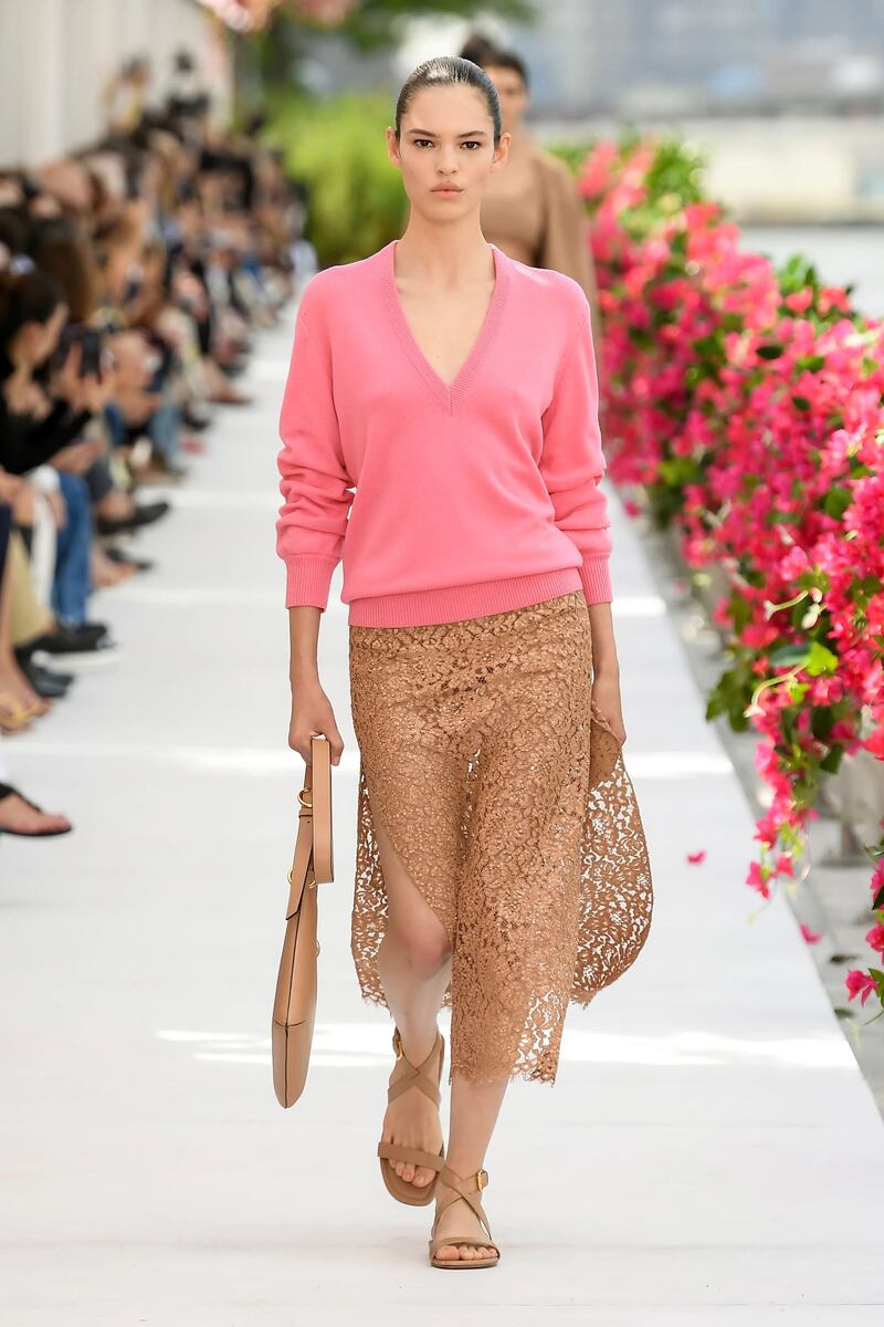 Expect plenty of slouchy knits in sorbet colours