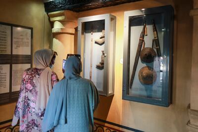 During Eid Al Adha, women visit a museum in Mombasa, Kenya, on July 20. EPA