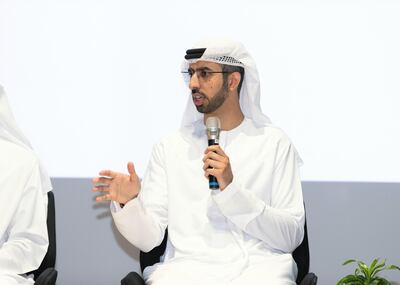 DUBAI, UNITED ARAB EMIRATES. 02 SEPTEMBER 2019. 
Omar Bin Sultan, the UAE's first Minister for Artificial Intelligence.

Ministry of Environment’s announces the AI Winnow Vision food technology. The AI-powered bin aims to cut down on food waste. It is made by UK technology startup Winnow Vision. The bin uses a camera and smart scales to keep track of what types of food are being thrown away too often, helping restaurants to save money, and the environment. The new smart bin applies machine learning to the problem of waste by recognising different foods after some assistance from kitchen staff in the initial stages.

(Photo: Reem Mohammed/The National)

Reporter:
Section: