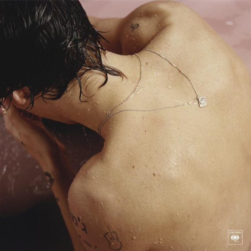 Columbia Records shows the self-titled album by Harry Styles. Columbia Records via AP 