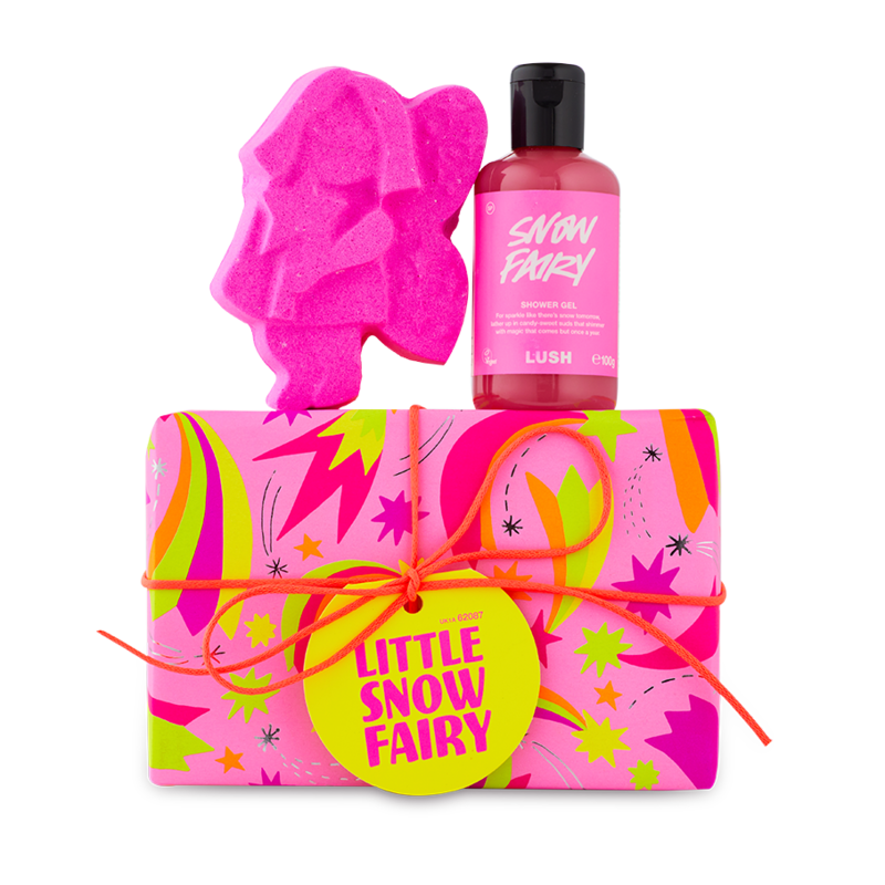 Limited-edition Little Snow Fairy set with two products, Dh110, Lush. Photo: Lush
