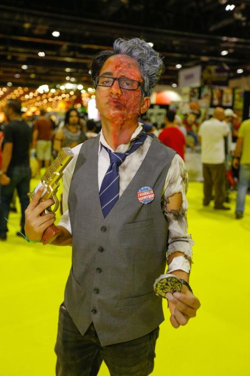 Mustafa Iltaz at the Comic Con 2015. Victor Besa for The National