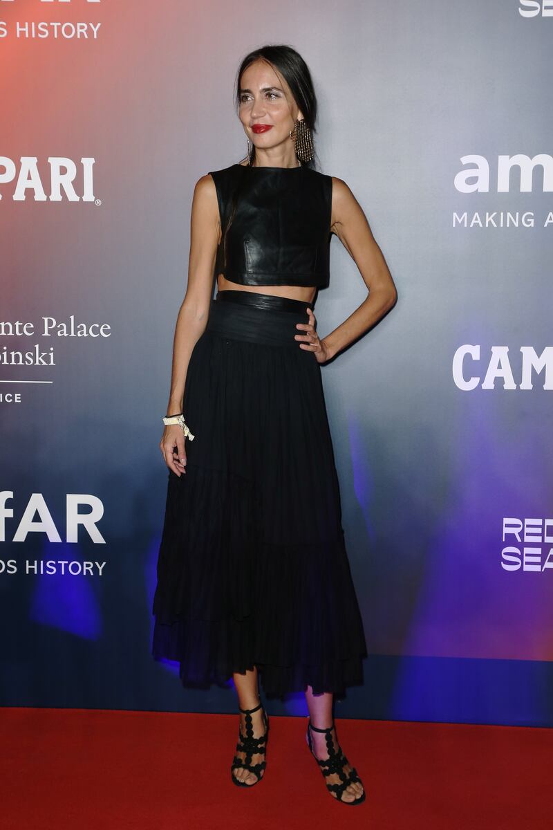 Camilla Alibrandi is seen at AmfAR event during Venice Film Festival on September 10, 2021. Getty Images