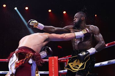 Deontay Wilder suffered a shock defeat to Joseph Parker in Saudi Arabia. Getty Images