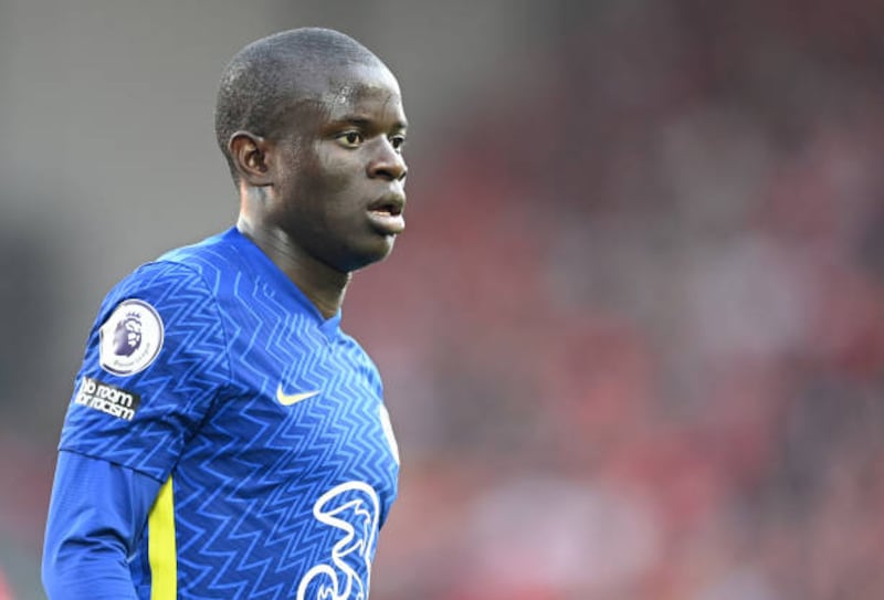 N’Golo Kante - 7: The Frenchman was full of energy, closing down opponents and imposing himself on the midfield. He picked up a knock on the ankle just before half time and was replaced by Kovacic after the break. Getty