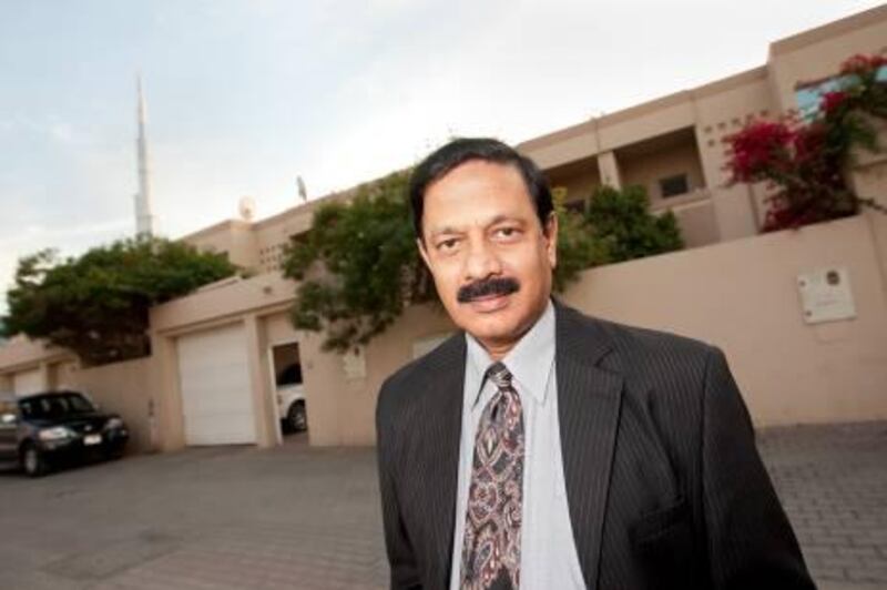 UAE - Dubai - Jan 06 - 2011: K. Kumar pose for a portrait at his house. Kumar is the head of the Indian Community Welfare Committee. He is also a senior manager with Dubai Ports for procurement and contracts.  ( Jaime Puebla - The National Newspaper )