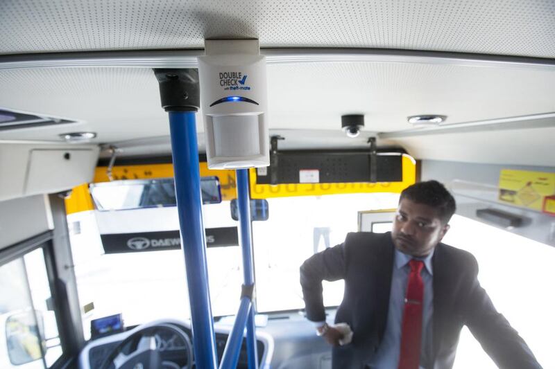 School bus companies such as Emirates Transport, which recently launched a smart system for its buses, are making the welfare of pupils their priority and have prepared for the new academic year with intensive training courses for staff. Christopher Pike / The National