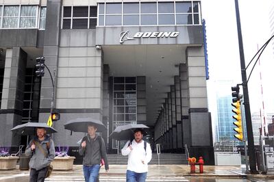 The Boeing Company headquarters in Chicago, Illinois. Getty Images / AFP
