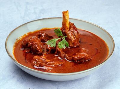 Lamb rogan josh from The Yellow Chilli by Sanjeev Kapoor. Courtesy The Yellow Chilli by Sanjeev Kapoor