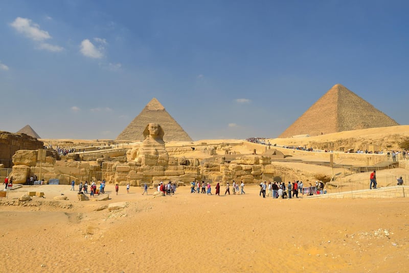 H4BGBB Great Sphinx of Giza, Giza Pyramids, Cairo, Egypt, Middle East, North Africa, Africa