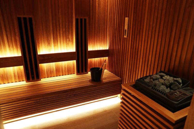 Guests and members can access the sauna room free of charge