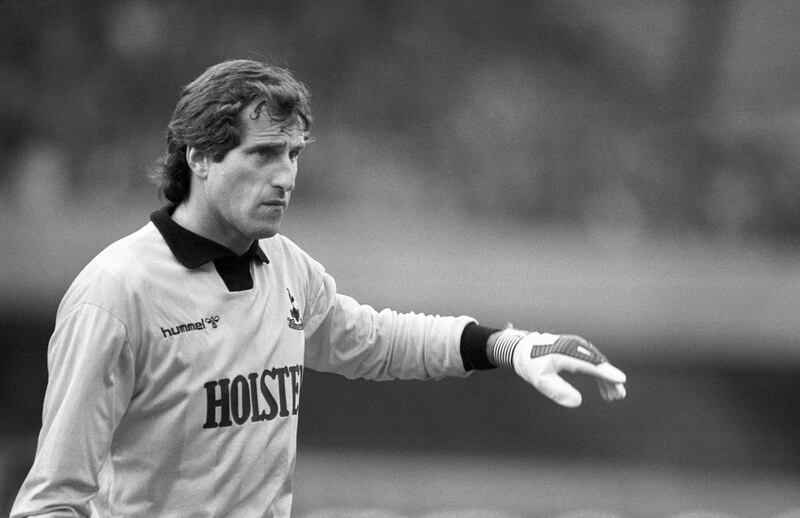 In this November 28, 1985 file photo of Tottenham goalkeeper Ray Clemence in action. AP