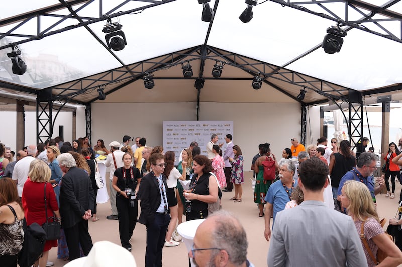 Guests attend The Critics Awards for Arab Films ceremony at Carlton Beach Club.