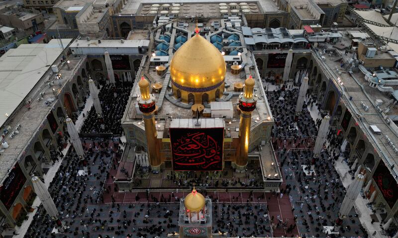 Imam Ali Shrine during Ramadan in the holy city of Najaf, Iraq. All photos: Reuters