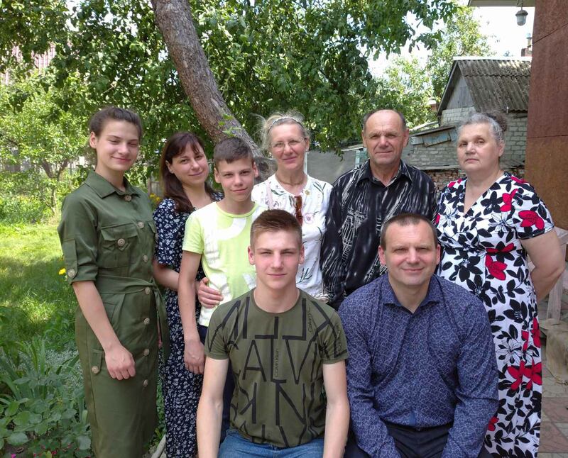 Ms Nonka (second left) and her family. Photo: Margarita Nonka                                                                              