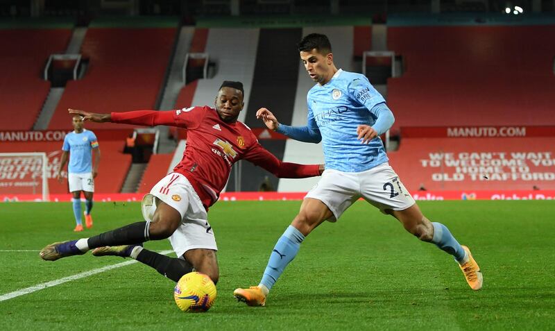 Aaron Wan-Bissaka,  7 - Work cut out more than other United defenders and positioning not best. Improved in second half and controlled in checking Sterling. PA