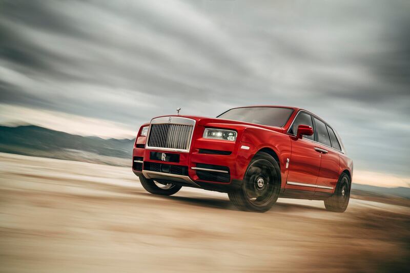 The SUV was originally dubbed a 'high-sided vehicle'. Rolls-Royce