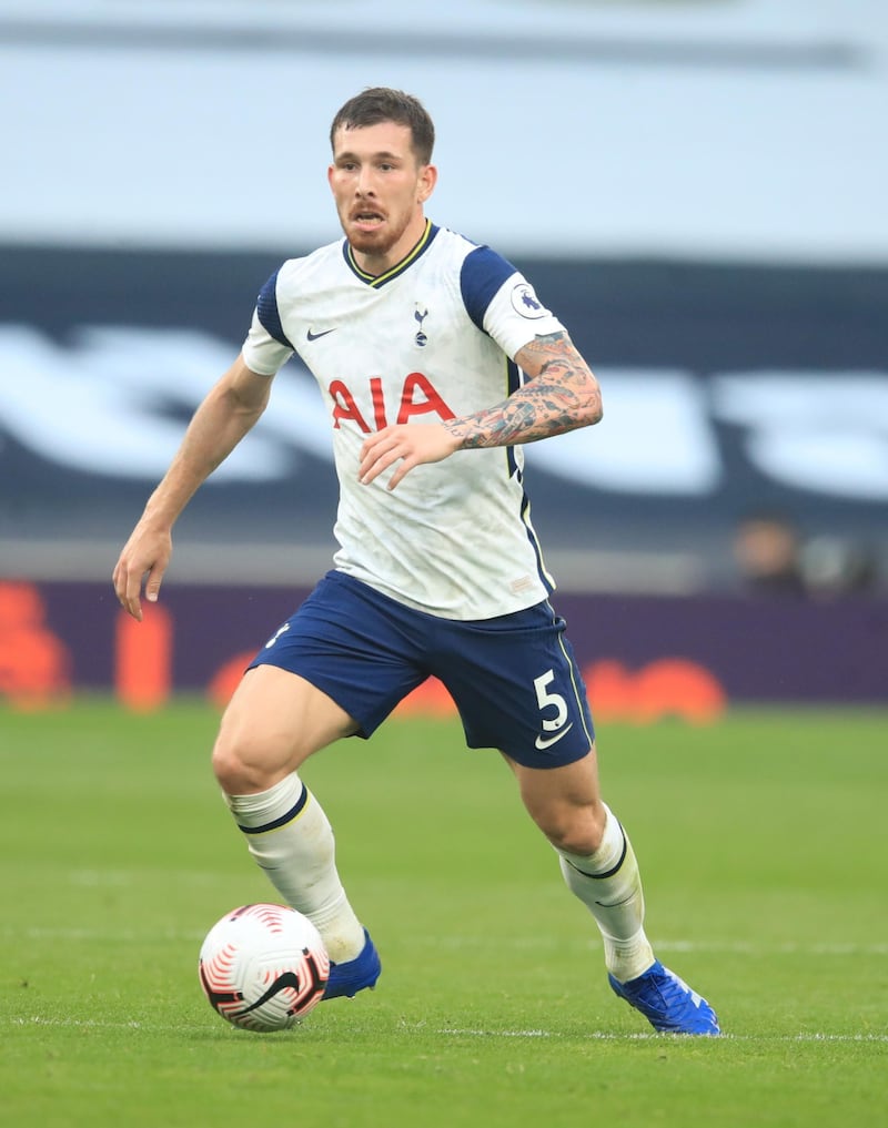 Pierre-Emile Hojbjerg - 5: Dane was happy to get stuck in but failed to make an impression on his Spurs debut. EPA