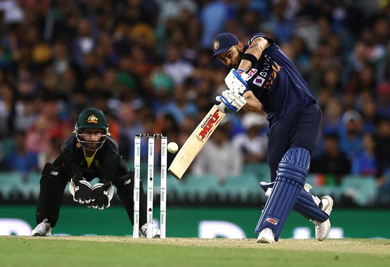 Virat Kohli made a valiant 85 at the Sydney Cricket Ground. Getty