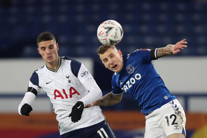Lucas Digne, 6 – Was strong defensively in the first half, though this trait fell away in the second when Everton went into freefall amid Spurs’ efforts to reclaim their one-goal lead. At the other end, his delivery from corners proved a useful asset. Eventually subbed with an apparent injury. AFP