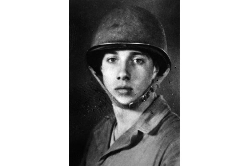 A young Bob Dole after he enlisted in the US Army after his second year at the University of Kansas. He overcame disabling war wounds to become a sharp-tongued Senate leader. AP