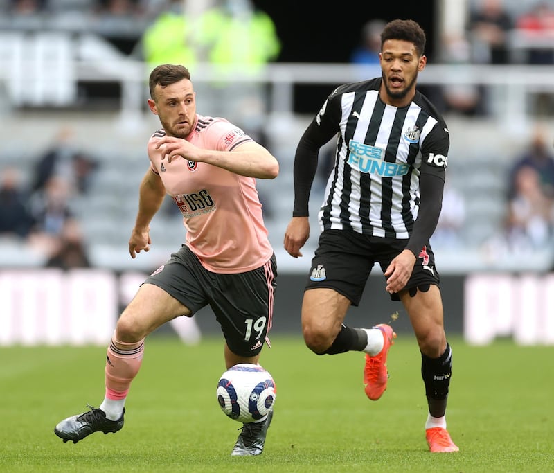 Joelinton  - 3: Sloppy start to game and gifted possession to Blades that almost led to McGoldrick opening scoring. Picked up a knock, seemed to signal to bench he wanted to come off but limped on. Headed great chance from Murphy cross high into Gallowgate end in embarrassing fashion. Didn’t reappear for second half. Getty