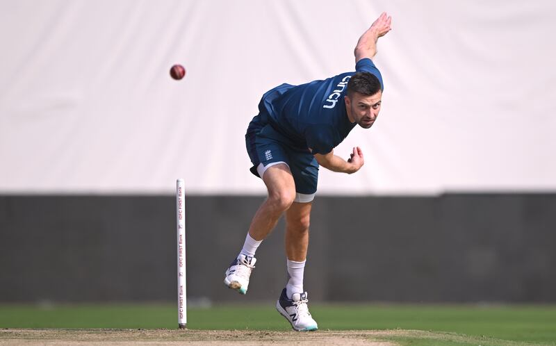 Mark Wood has been selected as the only seamer by England for the first Test against India in Hyderabad. Getty Images