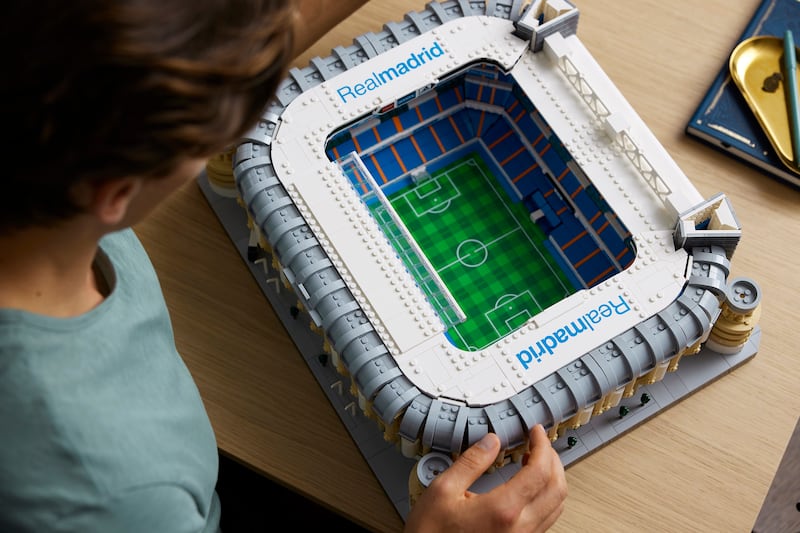 With specialised details, the Lego set is an accurate replica of the stadium from both up-close and afar. Photo: Lego Group