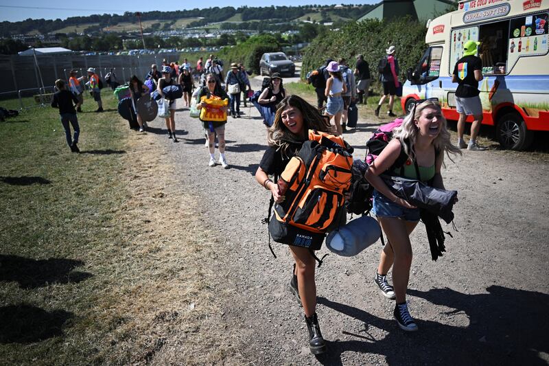 More than 200,000 revellers will descend on Worthy Farm. Reuters