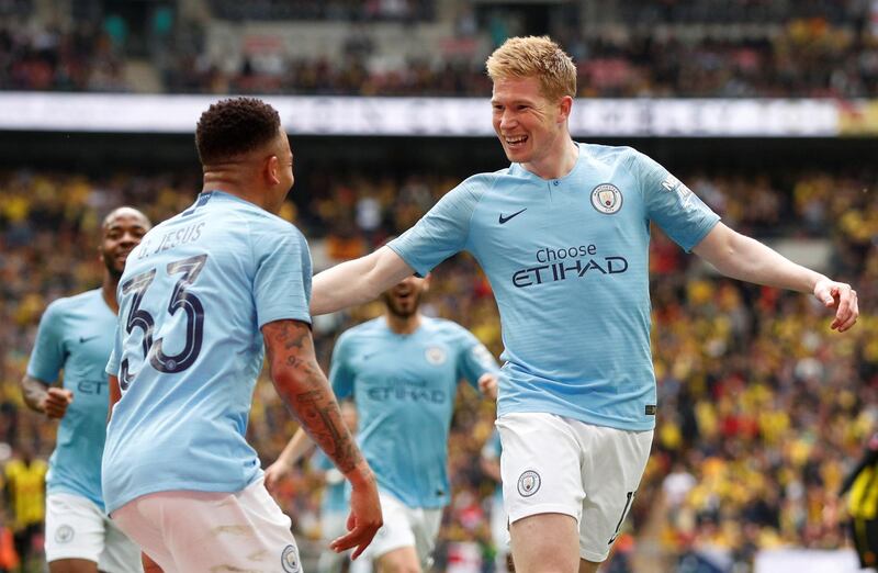 Kevin de Bruyne: 8/10: The Belgian has endured an injury-hit campaign but signed off with a cup final goal and a superb season-ending 45 minutes after coming on as a second-half substitute.