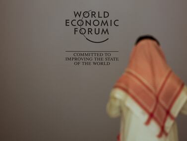 A visitor attends the World Economic Forum (WEF) in Riyadh, Saudi Arabia, April 28, 2024.  REUTERS / Hamad I Mohammed