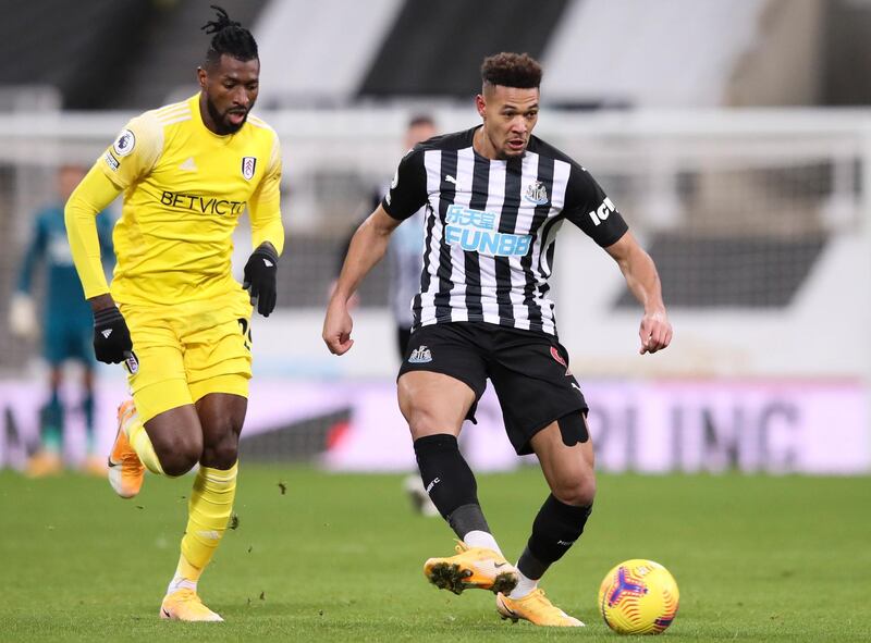 Joelinton - 5: Little or no threat in and around the penalty area in opening 45 minutes. Headed chance way over bar in first half. Could have put Wilson through on goal but awful pass went straight to Fulham player. Let Adarabioyo have free header that led to Ritchie own goal. Made himself chance in second half but break into box was blocked by Areola. EPA