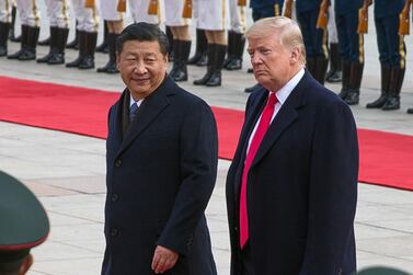 US President Donald Trump and Chinese President Xi Jinping. Both seem optimistic the trade war can be resolved. EPA