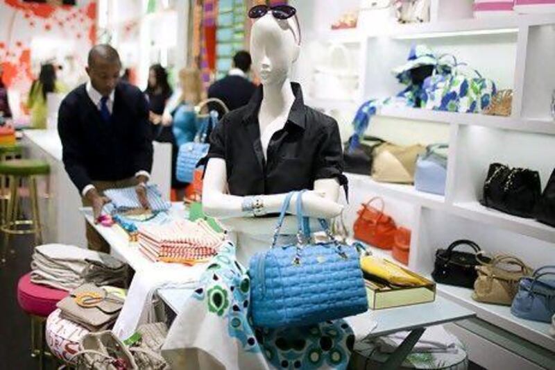 The New York fashion store Kate Spade at Dubai Mall, a brand carried by Jashanmal Group. Sarah Dea / The National