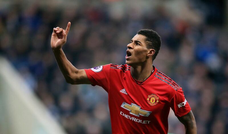 Striker: Marcus Rashford (Manchester United) – Scored in three of Ole Gunnar Solskjaer’s first four matches, but his influence has been greater than that. Led the line brilliantly. PA via AP