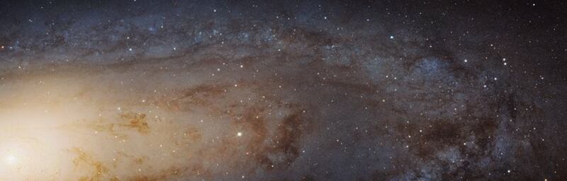 Taken by the Hubble telescope in 2015, this is the largest and sharpest image taken of the Andromeda galaxy, which will collide with our galaxy in about five billion years. Photo: European Space Agency