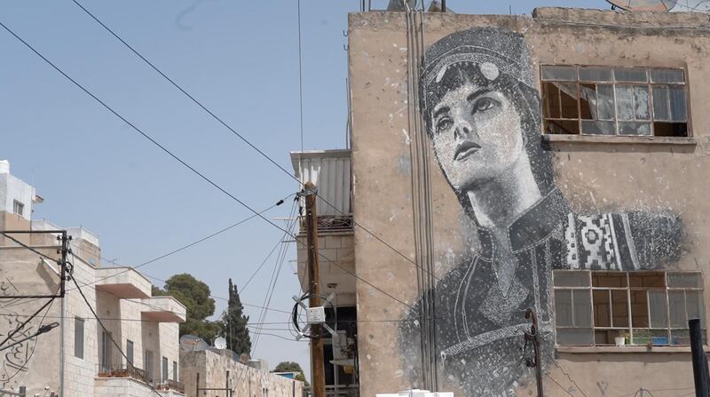 Street art is becoming more accepted in conservative Amman.