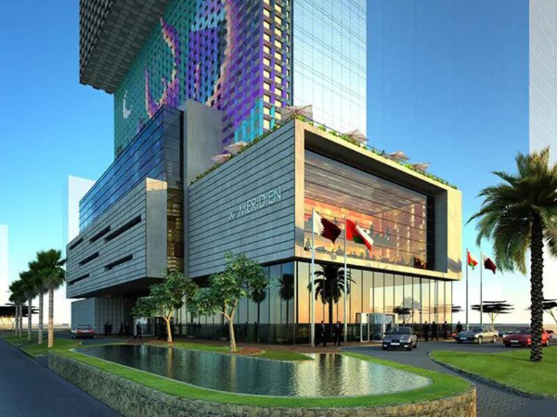 South Korea, Le Meridien City Center Doha. Render: MZ & Partners